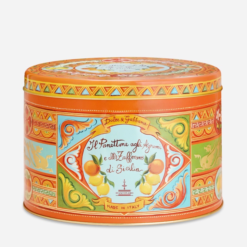 Dolce & Gabbana Citrus & Saffron Panettone available from Geelong Fresh Foods