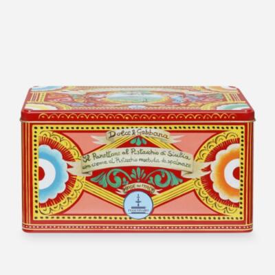 Dolce & Gabbana Sicilian Pistachio Panettone 1kg tin
