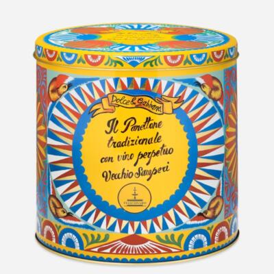 Dolce & Gabbana Vecchio Samperi Wine Panettone 1kg tin