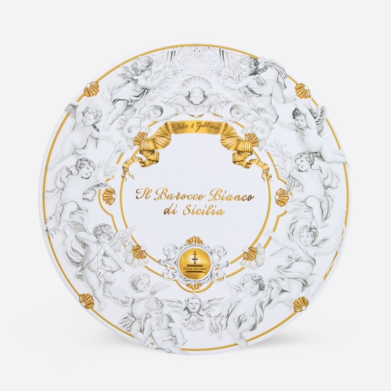 Dolce & Gabbana Il Barocco Bianco di Sicilia collectible tin top
